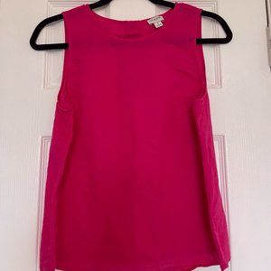 J. Crew Button-Back Shell Tanktop